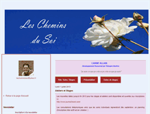 Tablet Screenshot of lescheminsdusoi.com